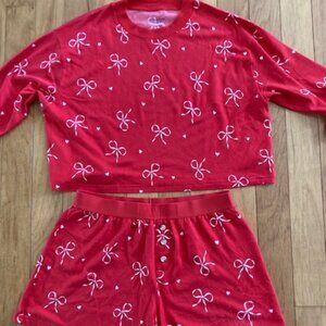 American Eagle Xmas PJ set -size Med.
